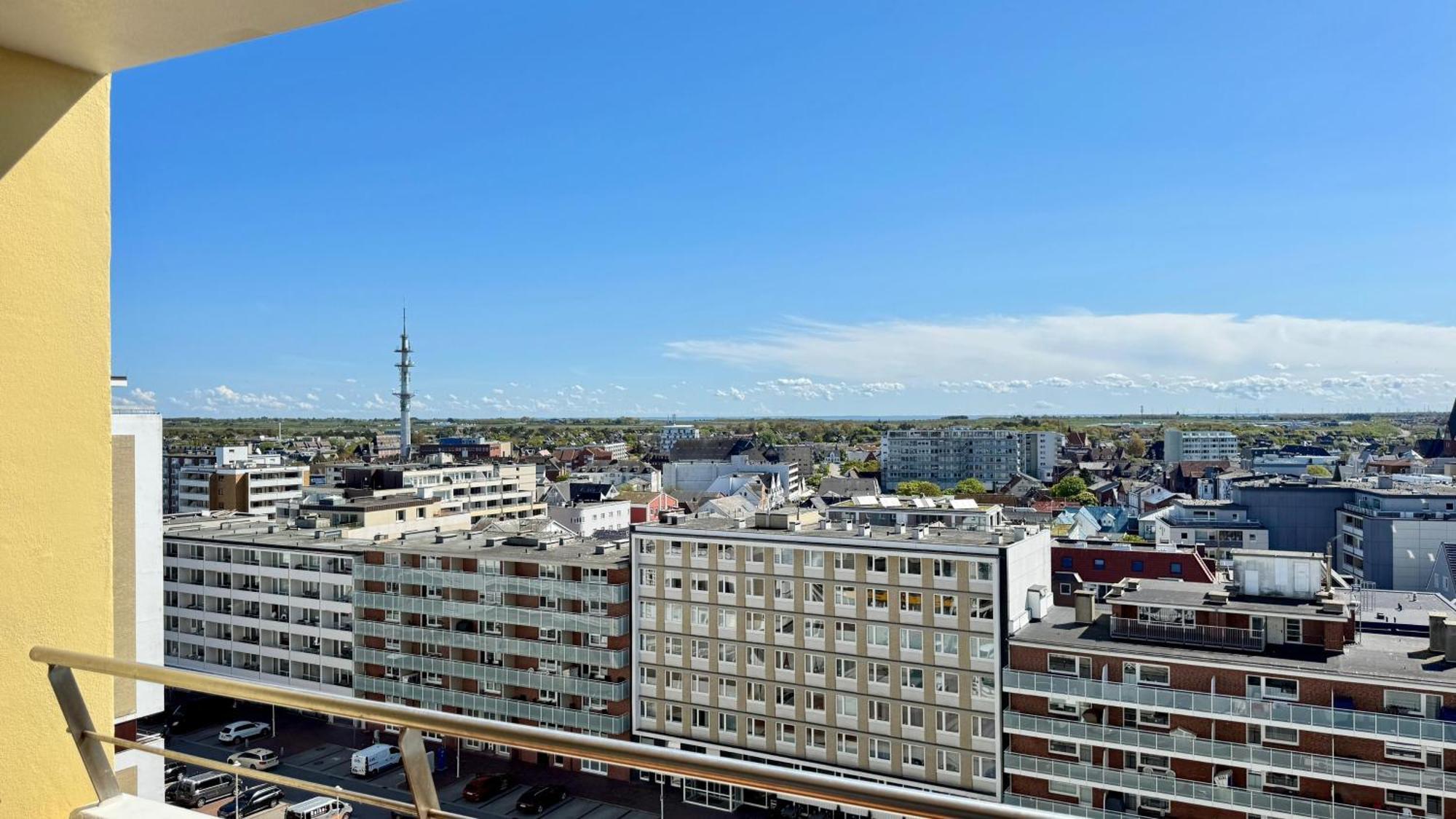 1-194, Traumhafter Blick Ueber Westerland Im Haus Metropol, 8 Etage Eksteriør billede